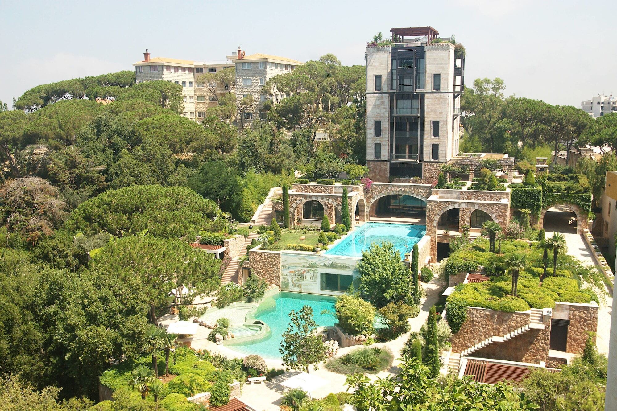 Grand Hills Hotel & Spa Brummana Bagian luar foto